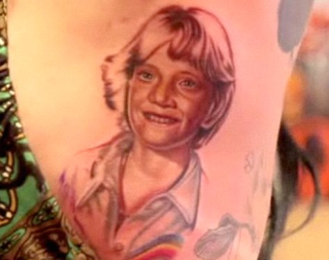 Tatuaż Kat Von D z Jesse James