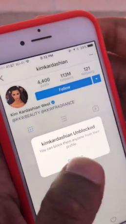 Tristan Thompson membuka blokir Kim Kardashian di Instagram