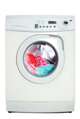Geïsoleerde wasmachine