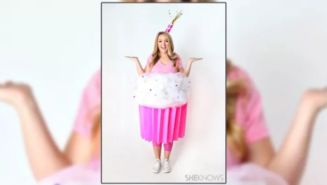 DIY Cupcake Halloween kostým