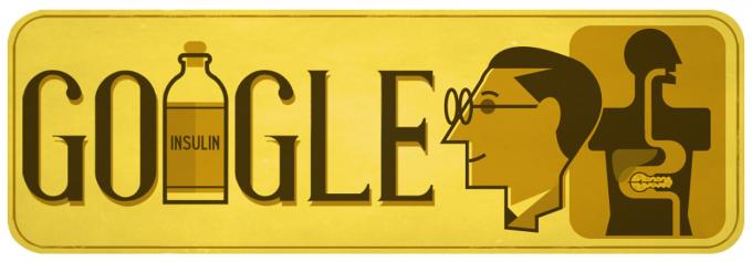 Google Doodle ของ Frederick Banting