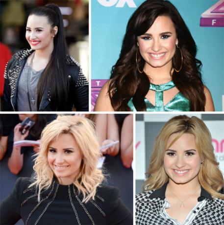 Demi Lovato's steeds veranderende 'do'