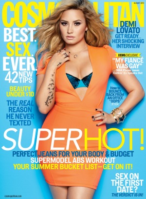 Demi Lovato Cosmo kolovoz 2013