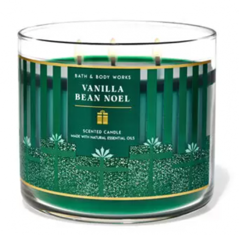 Świeca Vanilla Bean Noel z 3 knotami