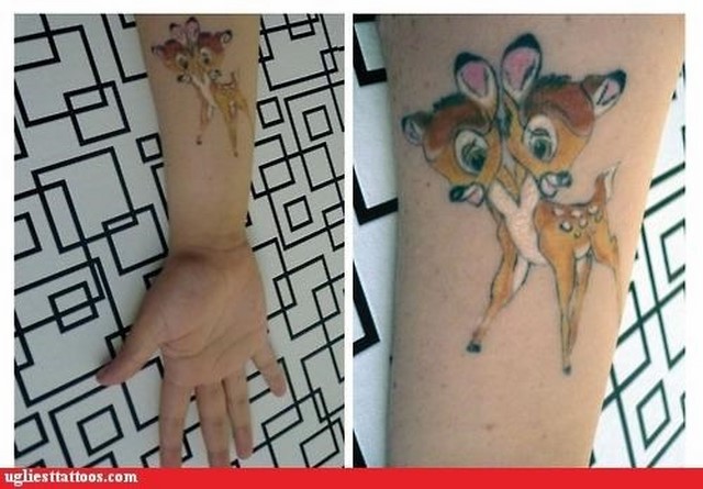 disney tatuering bambi