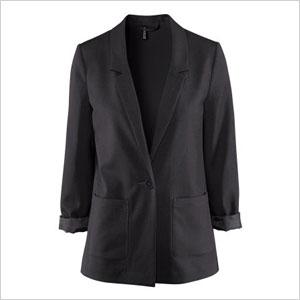 HM blazer de corte reto