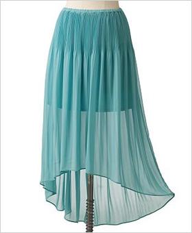 Плиссированная шифоновая юбка LC Lauren Conrad