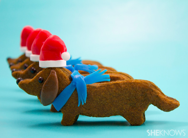 Wiener Hund Weihnachtsplätzchen