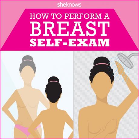 Cómo hacerse un autoexamen de los senos