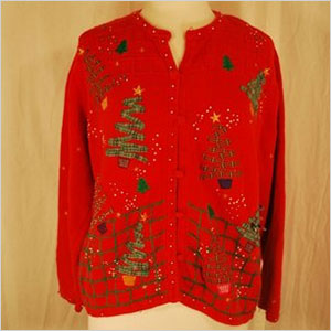 Sweater kardigan pohon Natal | Sheknows.ca