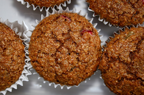 Málna korpa muffin 