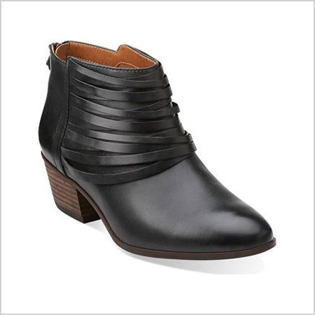 Чорний чобіток Clarks Spye Celeste (shoebuy.com, $ 130)
