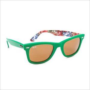 Grüne Ray-Ban-Sonnenbrille