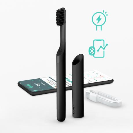 Quip Smart wiederaufladbare elektrische Zahnbürste. 
