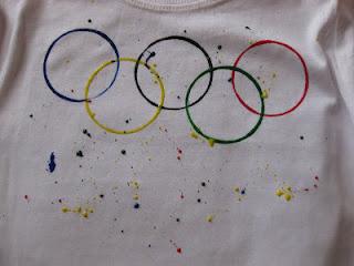 Koszulka z kółkami olimpijskimi