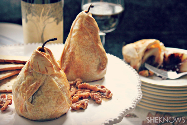 Empanadillas de pera rellenas y al horno