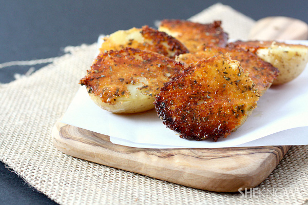 Patate croccanti al parmigiano