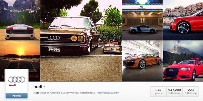 Az Audi Instagramja | Sheknows.ca