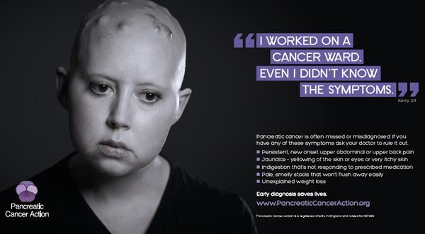 Kampagne " Ich wünschte, ich hätte Brustkrebs"