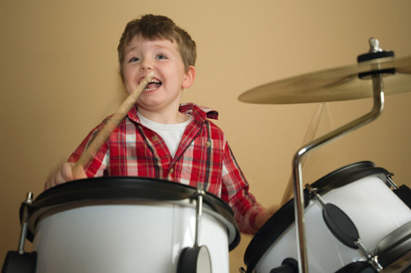 gutt-på-trommer