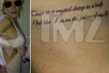 Nové tetování Binds Joel od Lindsay Lohan