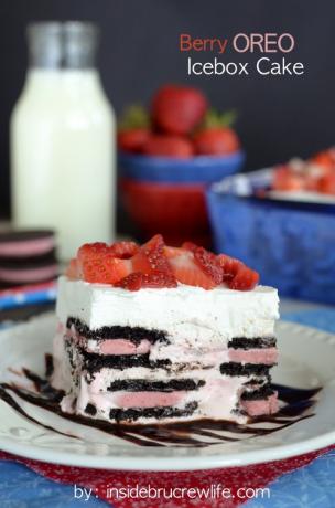 Ciasto lodowe Berry Oreo
