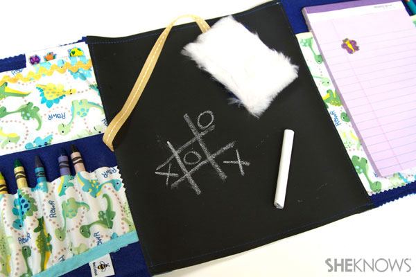 DIY Chalkboard lap mat สำหรับเด็ก 8