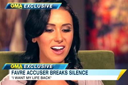 Jenn Sterger sur le scandale des sextos de Brett Favre