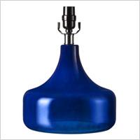 Threshold Blue Mod Teardrop Lamp Base, $ 49.99 (คู่กับโป๊ะโคมสีขาวคมชัด)