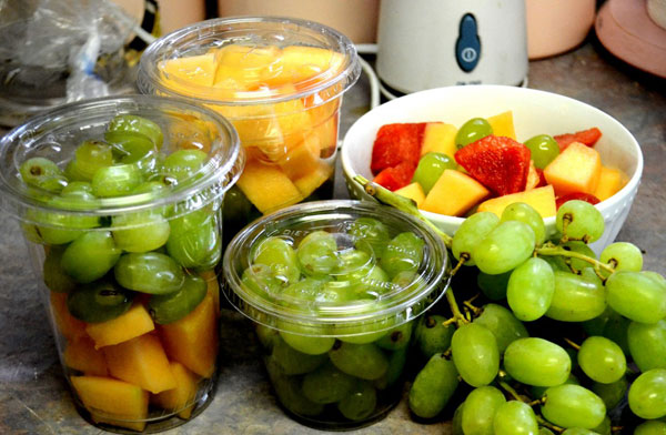 Чашки для свежих фруктов