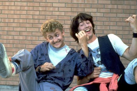 Alex Winter e Keanu Reeves in L'eccellente avventura di Bill e Ted