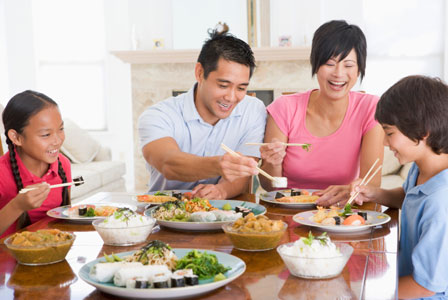 Dîner en famille