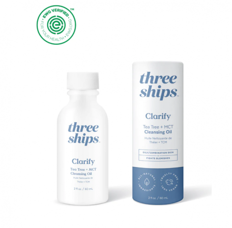 Three Ships Clarify Tea Tree + MCT Cleansing Oil. 