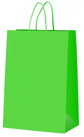 Zelena nakupovalna torba