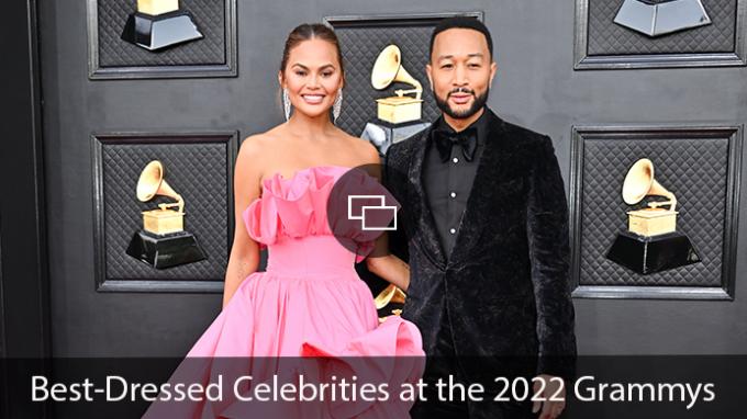 Chrissy Teigen, John Legend Bestgekleidete Promis bei den Grammys 2022