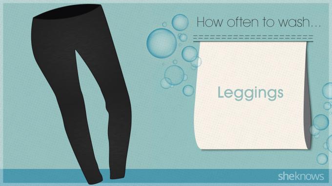 Je wast je kleren waarschijnlijk te veel: Leggings