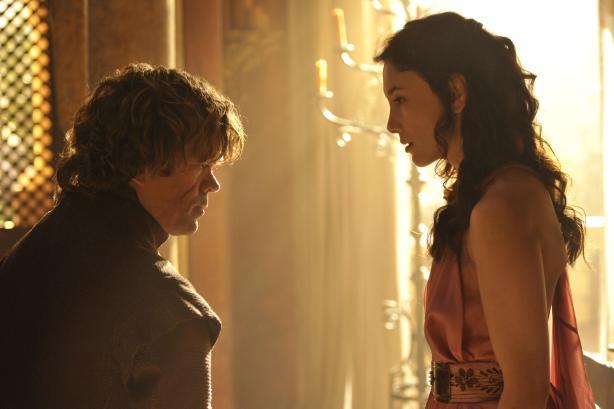 Tyrion y Shae en Juego de Tronos