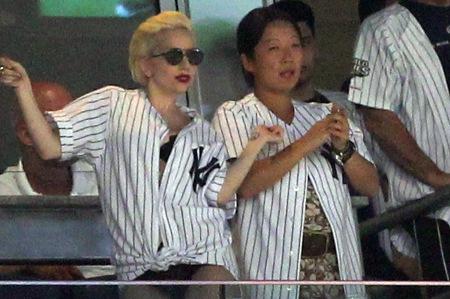 Lady Gaga na stadionie Yankees