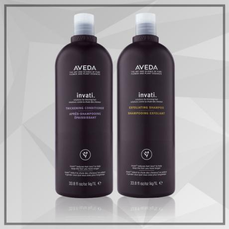 Aveda Invanti złuszczający szampon i odżywka zagęszczająca