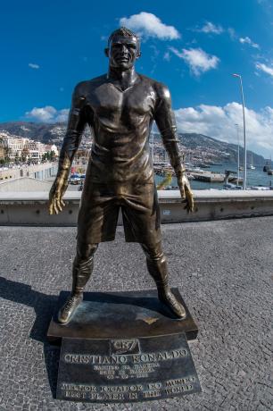 Statue von Cristiano Ronaldo 