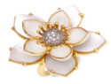 кольцо с цветком joucy couture