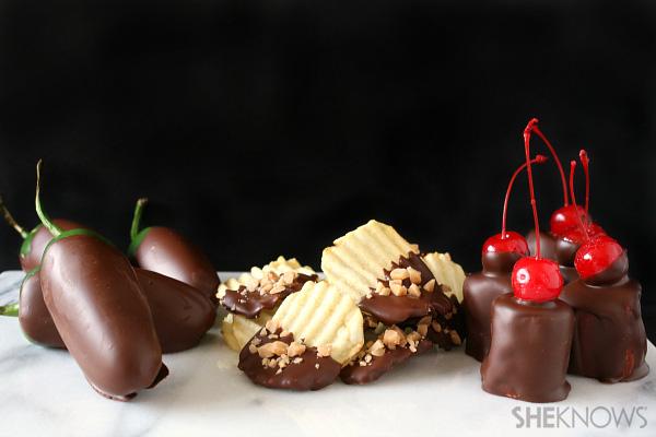  3 gourmandises enrobées de chocolat pour la Saint-Valentin 