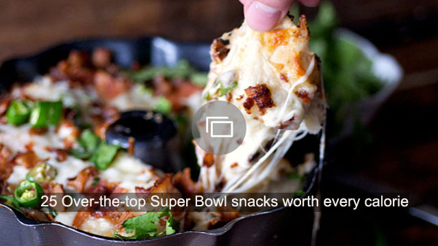 25 mindenféle kalóriát meghaladó Super Bowl snack