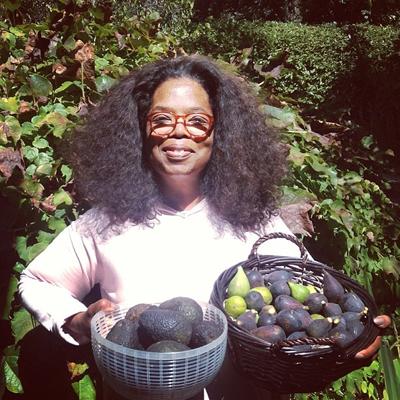 Oprah kertészkedés