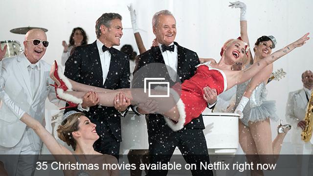 Božični filmi na diaprojekciji Netflix