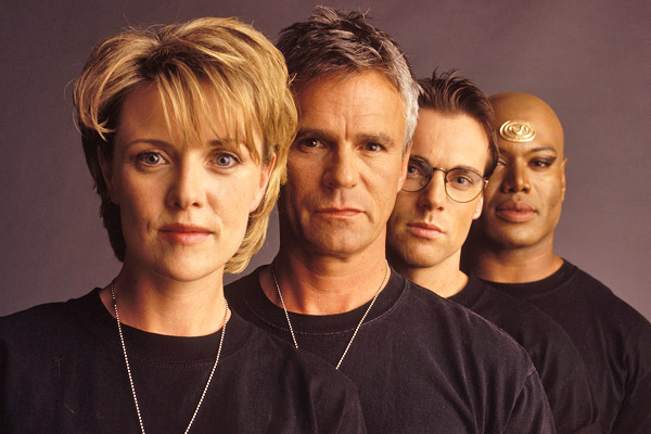 Stargate SG-1-Team: Col Samantha Carter, Jack O'Neill, Dr. Daniel Jackson, Teal'c
