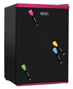 Emerson Kompakt-Kühlschrank mit trocken abwischbarer Tür