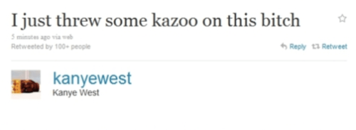 Kanye West agrega algo de kazoo a su canción de rap