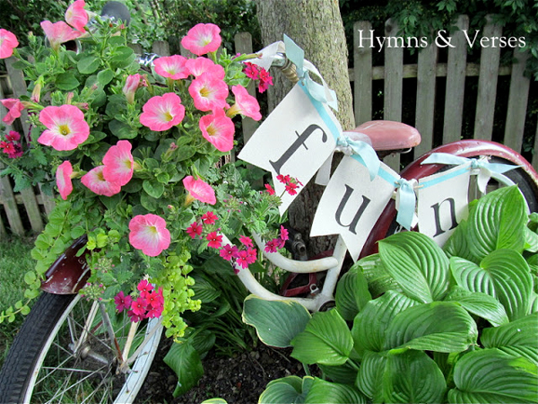 Велосипедная корзина для цветов в горшках | Sheknows.com