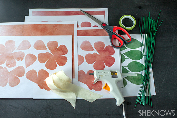 DIY papír rózsa menyasszonyi csokor